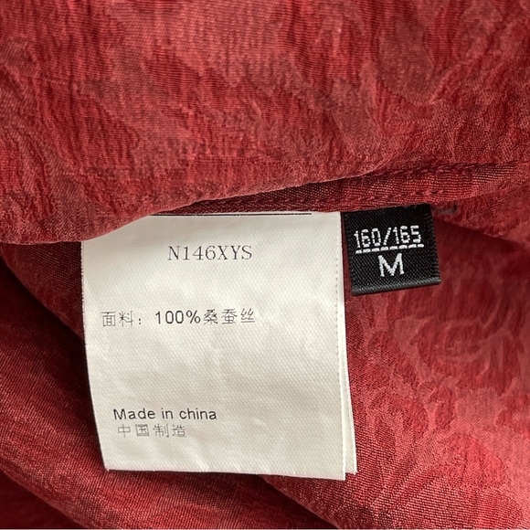 Designer Luxurious Chinese Brown Dress Cheongsam Qipao Size: S | Traditional Chi - Picture 13 of 13